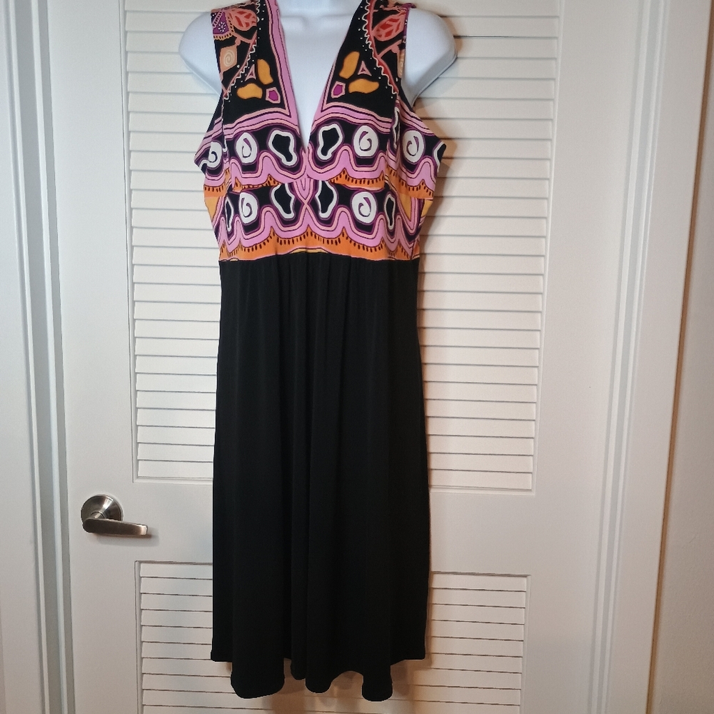 Colorful Patterned Maxi Dress